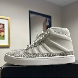 Jordan Women's Sneakers in Gray and White